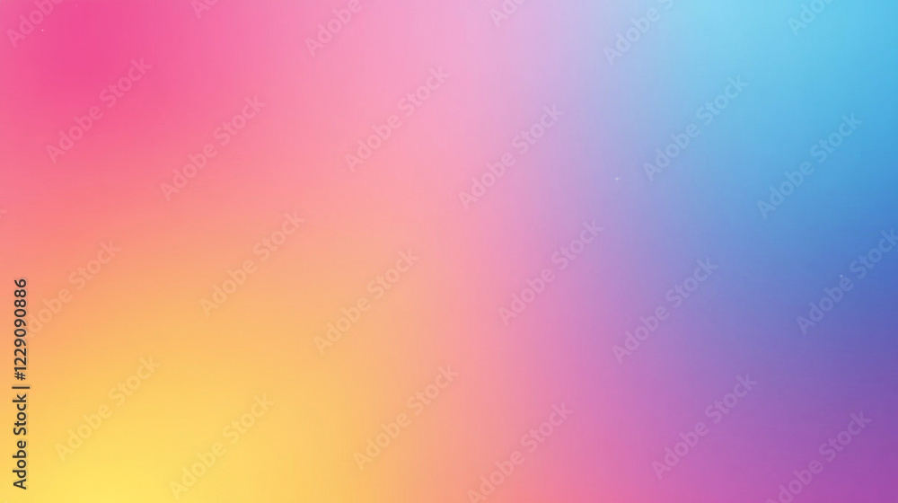 Poster abstract gradient background with textured brush strokes blending from warm orange, vibrant purple t