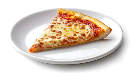 Simple and Clean Presentation of a Single Slice of Pizza