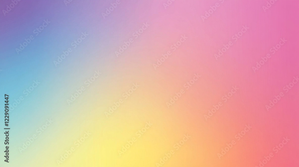 Poster abstract gradient background with textured brush strokes blending from warm orange, vibrant purple t