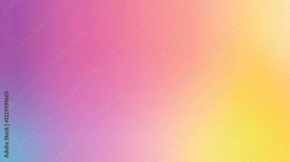 Poster abstract gradient background with textured brush strokes blending from warm orange, vibrant purple t