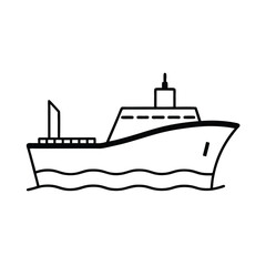 Fototapeta premium illustration of a ship