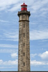 Phare des Baleines, the lighthouse of whales, built in 1849 and 1854, Saint-Clément-des-Baleines, Ile de Ré, Vandee, France, Europe
