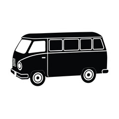 bus isolated on white