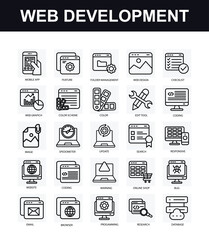 Web Development 25 Icon Collections
