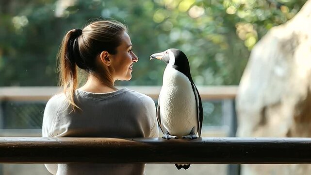 Person at Zoo Asking for Directions to Animal Exhibit