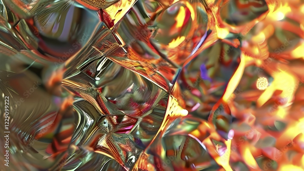 Aufkleber ai generated sequence of photos transitioning through a range of digital distortions symbolizing the