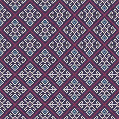 Traditional Georgian folk art embroidery vector pattern