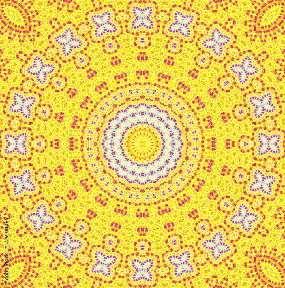 Poster bright background with abstract pattern