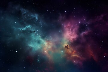 Fototapeta premium stars and nebula