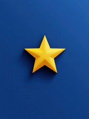 Obraz premium Five stars customer product rating review flat icon for apps and websites