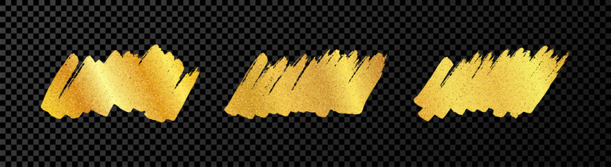 Scribble with a gold marker