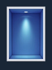 High resolution 3D rendering of a exhibition background