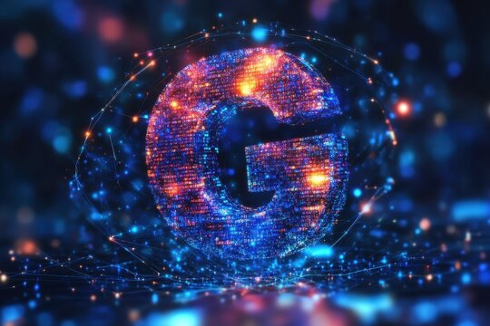 Exploring data connections and processing through digital visualizations, 6g text, data processing and network of connections over globe - Powered by Adobe