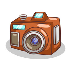 retro film cartoon camera illustration
