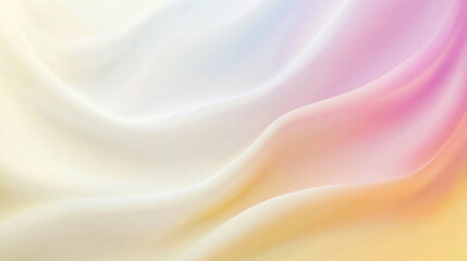 Obraz premium Soft peach silk fabric with gentle waves and folds. Fantastic background textures. Aesthetic gold satin silk wave texture.