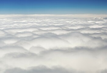 Overcast clouds, above the clouds, Germany, Europe