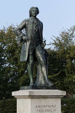 Memorial to Crown Prince Frederick, later Frederick the Great of Prussia, Alter Fritz, Rheinsberg, Ostprignitz-Ruppin, Brandenburg, Germany, Europe