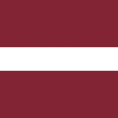 Official national flag of Latvia