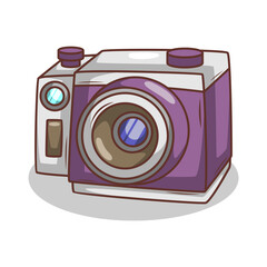 retro film cartoon camera illustration