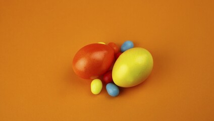 Colourful Easter eggs