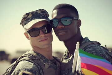 Fototapeta premium Military soldiers portrait