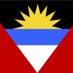 Official national flag of Antigua and Barbuda