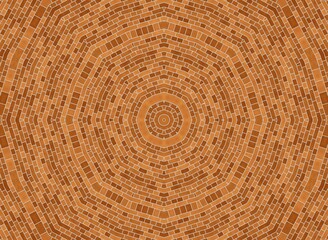 Naklejka premium Background with abstract brick pattern