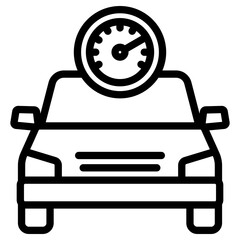 자동차 속도 계기판 아이콘
