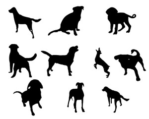  dogs Vecyor Images Free Download.