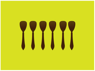 Mug and Spoon Black and White Round Icon.Coffee hot drink icon set. Chamucs