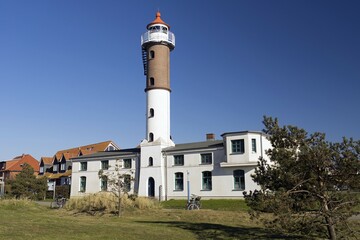 Lighthouse of Timmendorf, Poel island, Baltic Sea, Mecklenburg-Western Pomerania, Germany, Europe