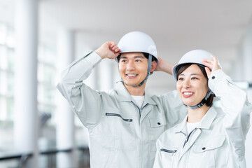 作業員の若いスタッフ