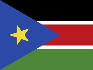 Official national flag of South Sudan