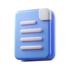 Minimalist Document Icon - Purple and Gold