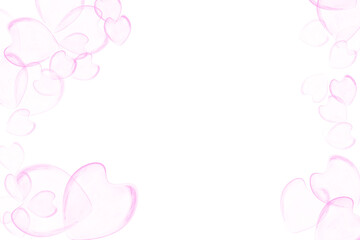 transparency 3D heart shape on transparented background