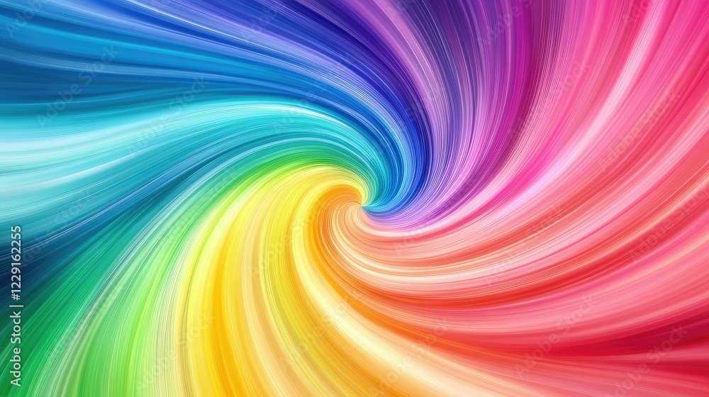 Poster vibrant swirling colors creating a dynamic abstract background with fluid motion and lively hues rep