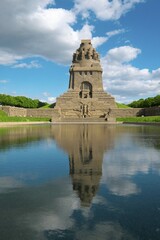 Monument to the Battle of the Nations, Voelkerschlachtdenkmal, Leipzig, Saxony, Germany, Europe