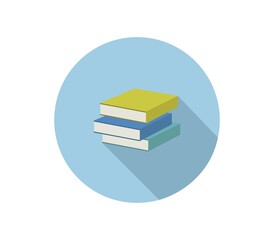 Book icon illustrated in vector on white background