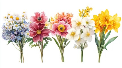 Obraz premium Bouquet of Spring Flowers