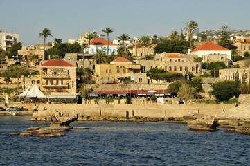 Ancient port of Jbeil, Byblos, Lebanon, Middle East, Asia