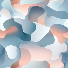 Soft Blurred Shapes in Gentle Colors for Elegant Wallpaper Designs