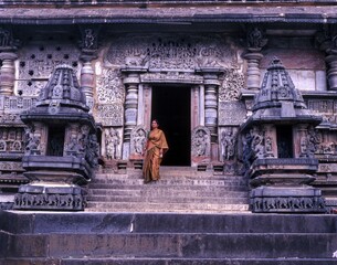 12th Century, 1116 A. D Sri Chennakeshava Temple, Belur, Karnataka, India, Asia