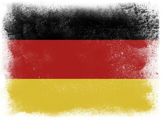 Obraz premium Germany flag isolated on white background