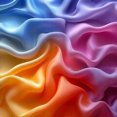 Obraz premium Colourful silk satin abstract background