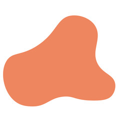 Yellow Abstract Blob Elements Illustration