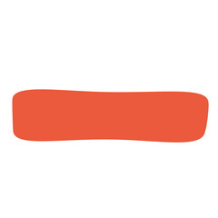 Orange Abstract Blob Elements Illustration