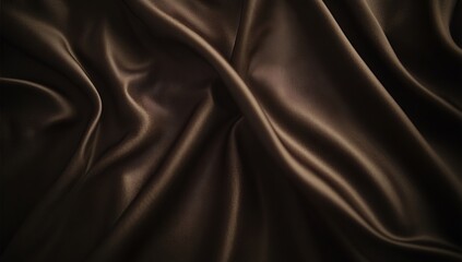 Obraz premium A piece of brown fabric with a pattern