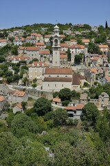 Townscape, Ložišća, Brač Island, Dalmatia, Croatia, Europe