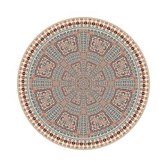 Circular pattern in traditional Palestinian style, vector design element