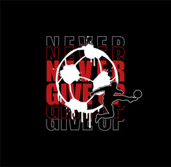 football t shirt print. boys football graphic lines vector illustration design and other uses.